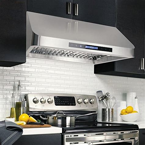 cosmo qs75 30-in under-cabinet stainless steel range hood|30 inch under cabinet range hood.